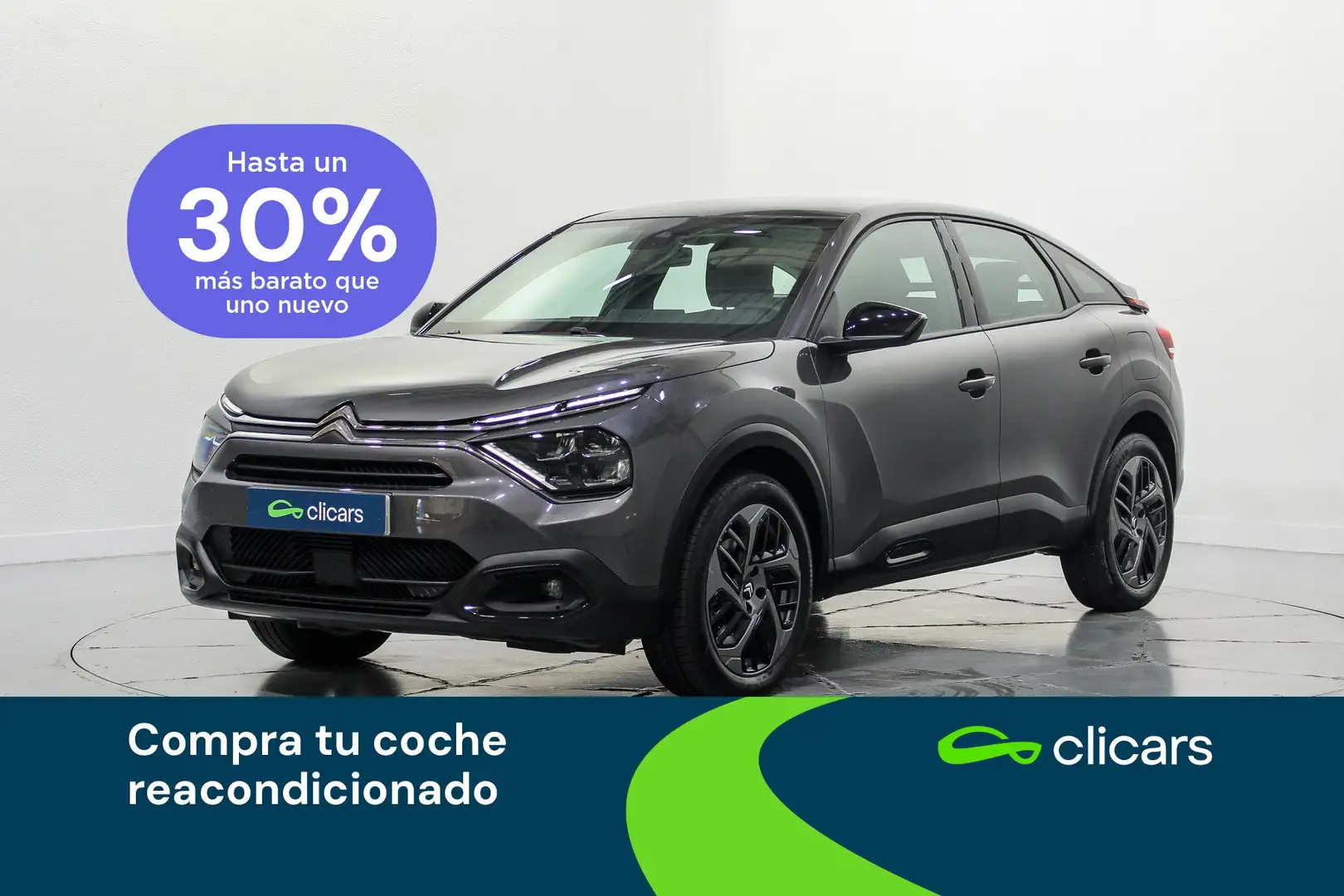 Citroen C4 1.2 PureTech Plus S&S EAT8 130 Gris - 1