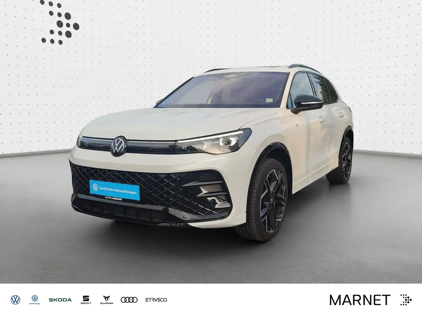 Volkswagen Tiguan 2.0 TDI R-Line 4Motion Black Style Navi*A Weiß - 1