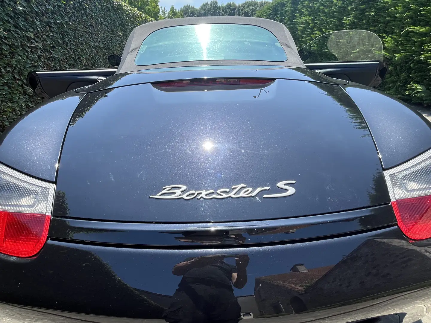 Porsche Boxster BOXSTER S 3.2i tiptronic in absolute topstaat Noir - 1
