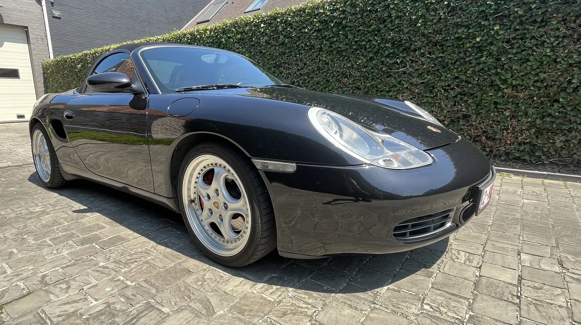 Porsche Boxster BOXSTER S 3.2i tiptronic in absolute topstaat Noir - 2