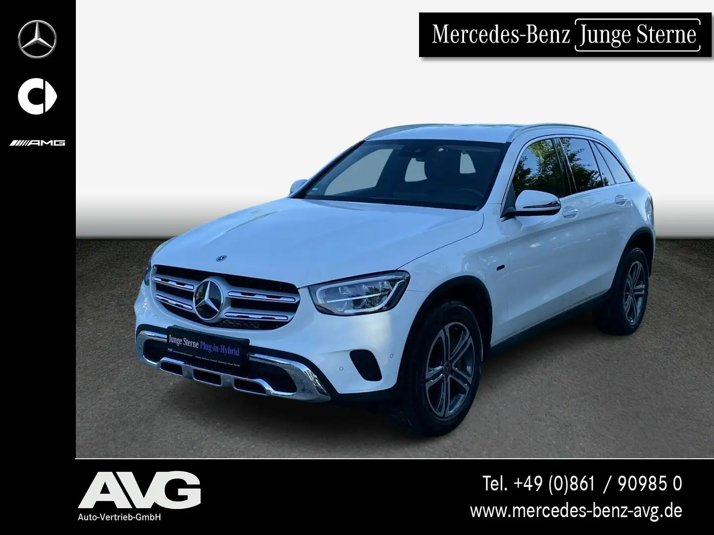 Mercedes-Benz GLC 300 GLC 300 de 4MATIC KeylessGo RFK MBUX RDK CarPlay Blanc - 1