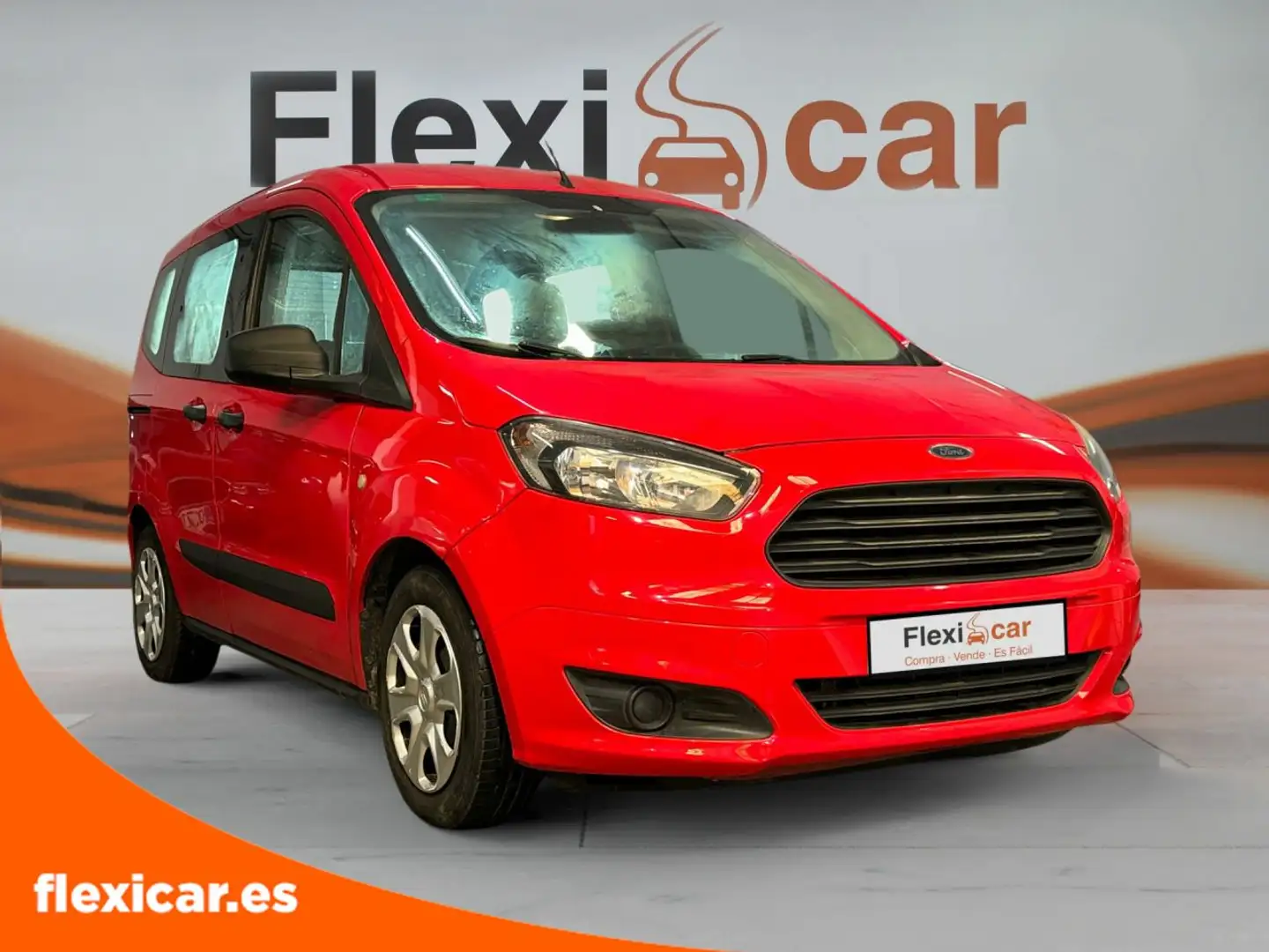 Ford Tourneo Courier 1.0 Ecoboost Sport Rojo - 2