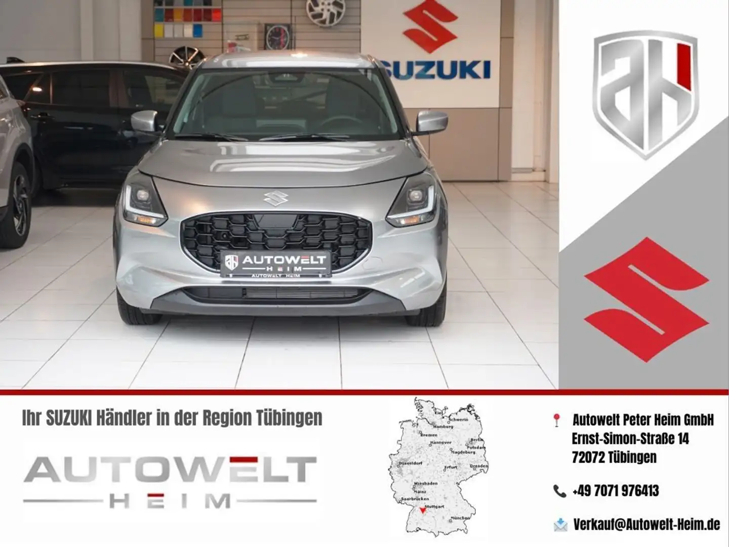 Suzuki Swift *Automatik*Navi*Tempomat*HYBRID*CVT Gümüş rengi - 1