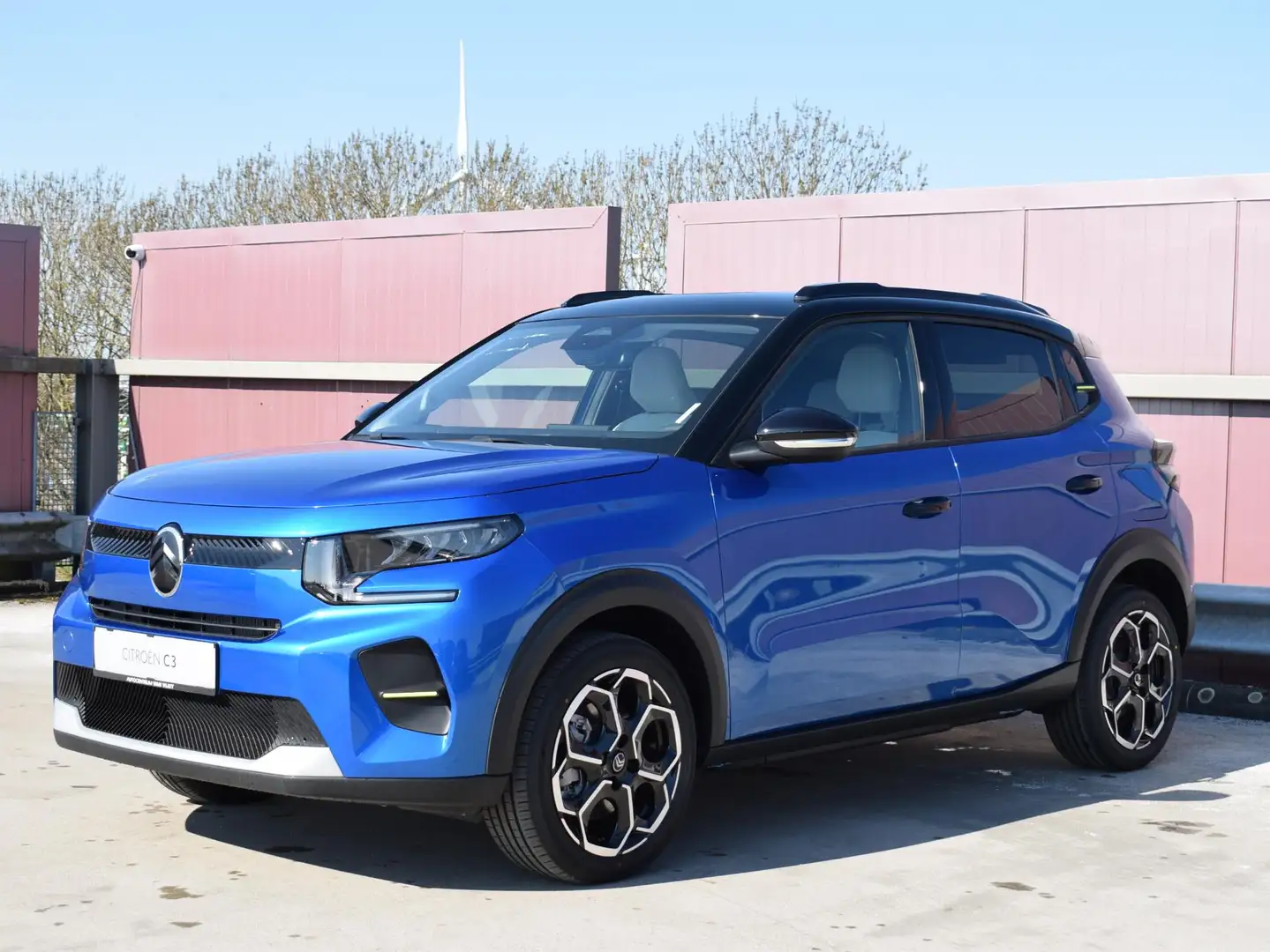 Citroen C3 Ë-C3 Max 113pk 44 kWh | 3 FASE | ACHTERUITRIJCAMER Blauw - 2