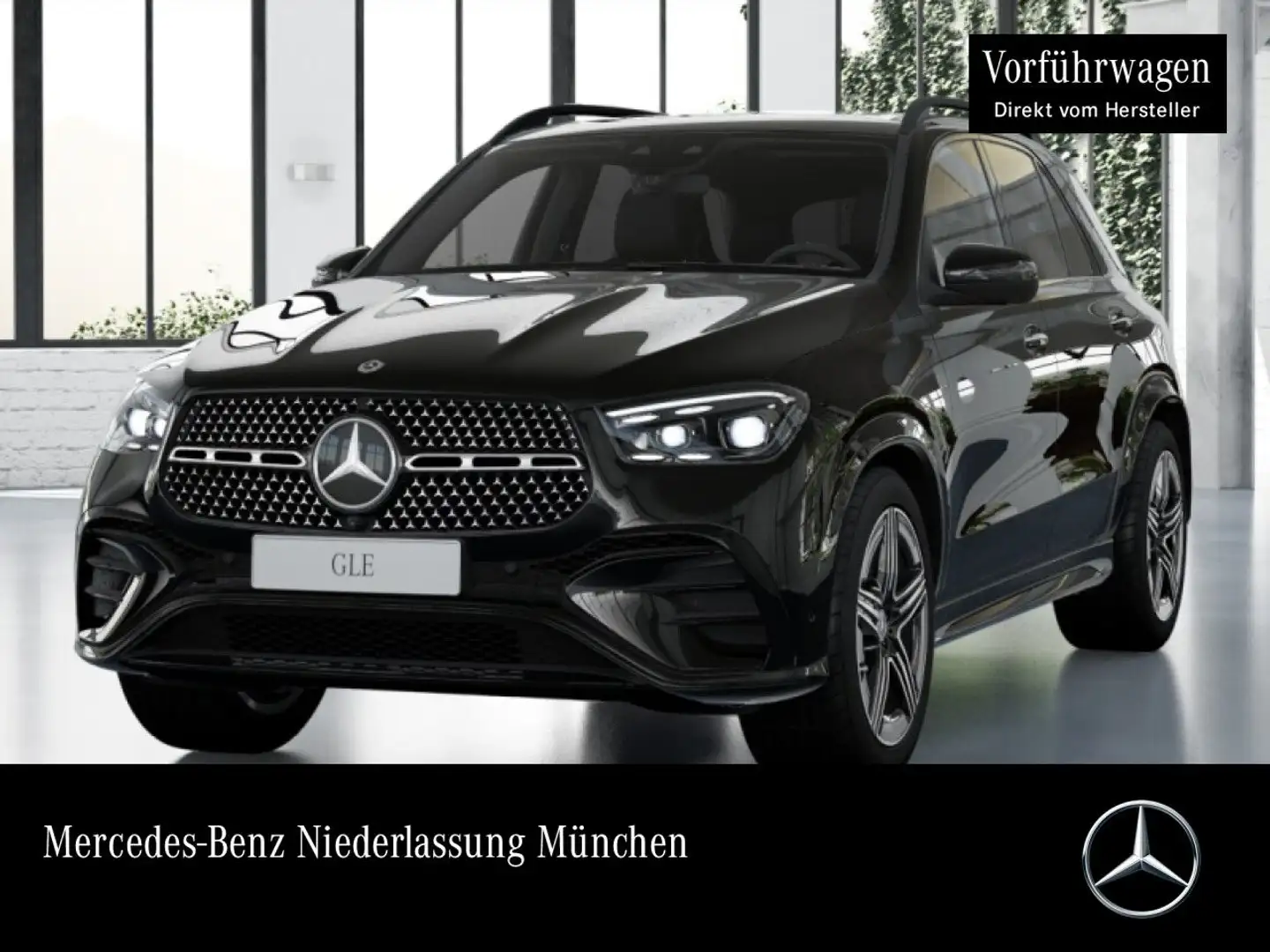 Mercedes-Benz GLE 450 4M AMG+NIGHT+PANO+360+AHK+MULTIBEAM+HUD+9G Schwarz - 1