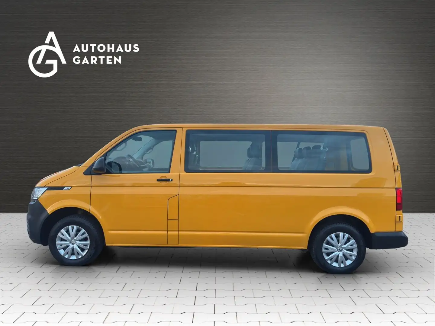 Volkswagen T6 Transporter T6.1 2.0 TDI lang 8-Sitzer AHK Klima 1.Hand Gelb - 2