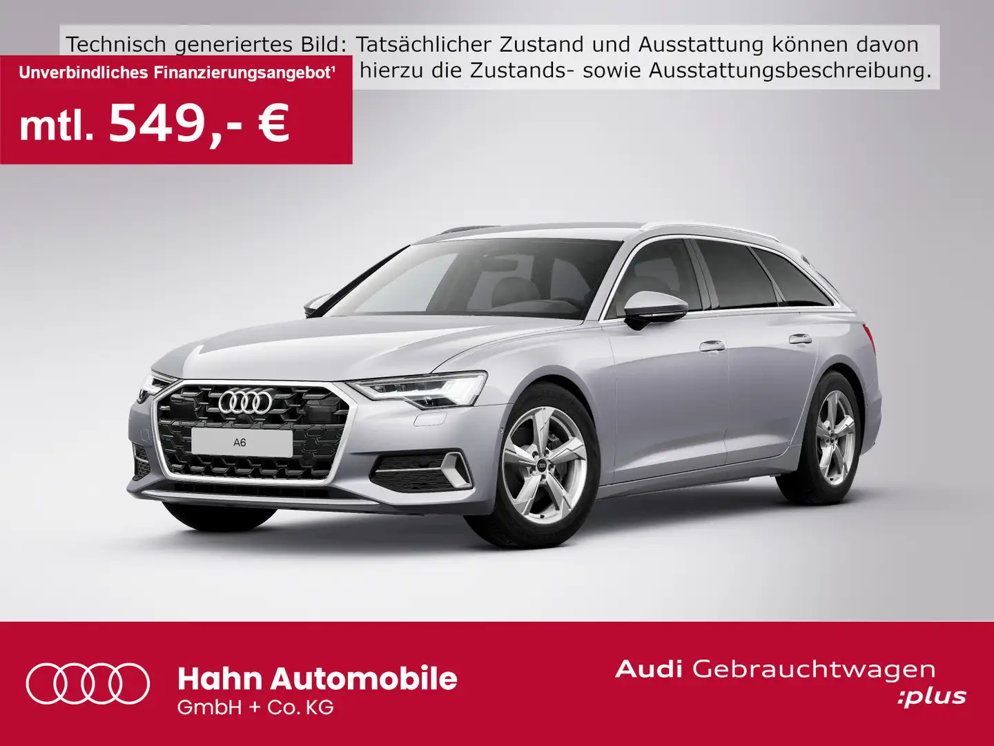 Audi A6 35 TDI S-trc advanced AHK HD Matrix CAM Silber - 1