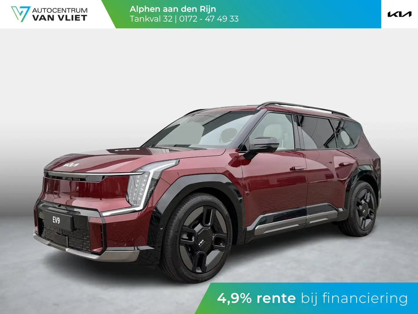 Kia EV9 GT-Line AWD 99.8 kWh |Nieuw te bestellen | LUXSTE crvena - 1
