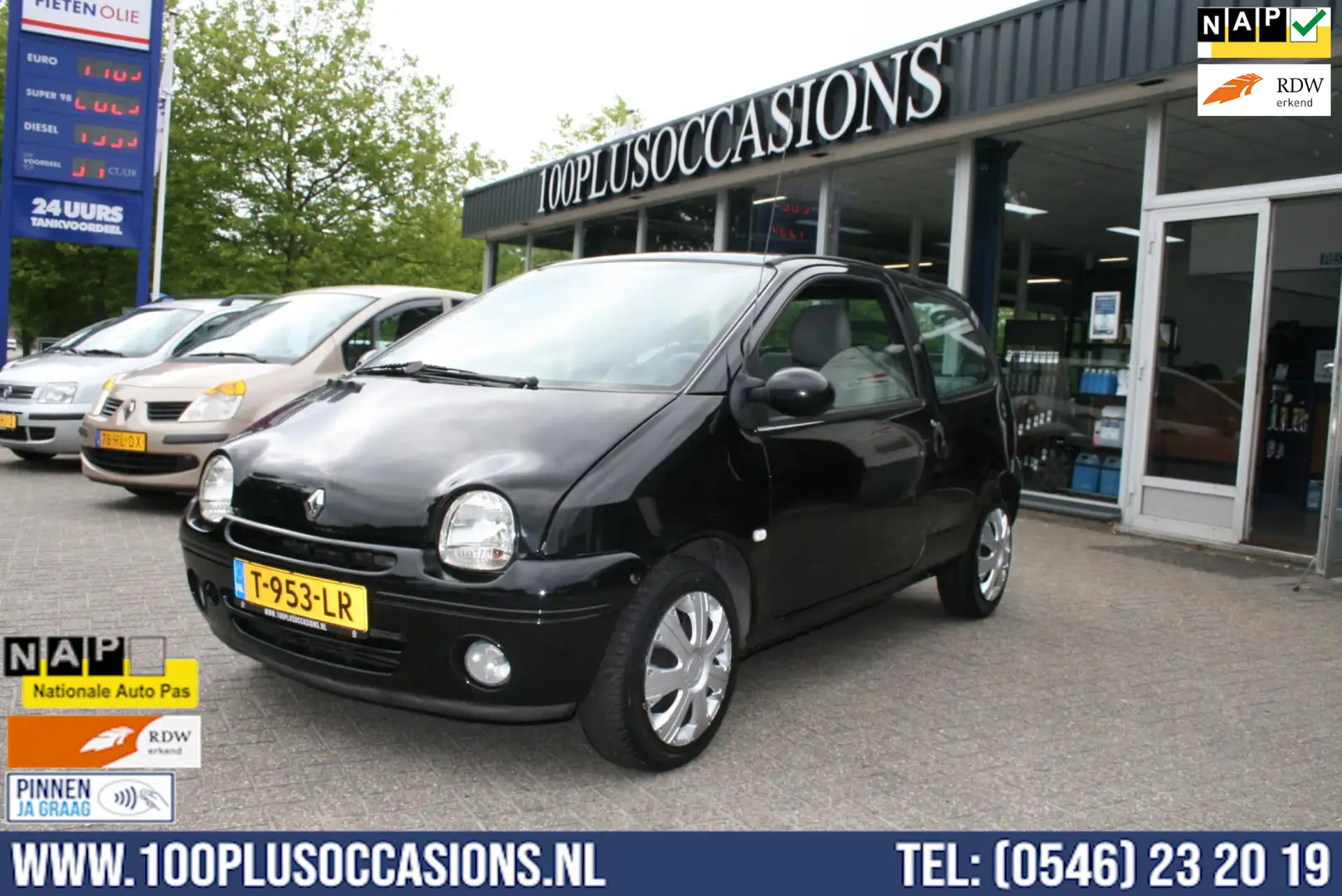 Renault Twingo 1.2-16V Privilège. Airco!! electrisch pakket. Nieu Noir - 1