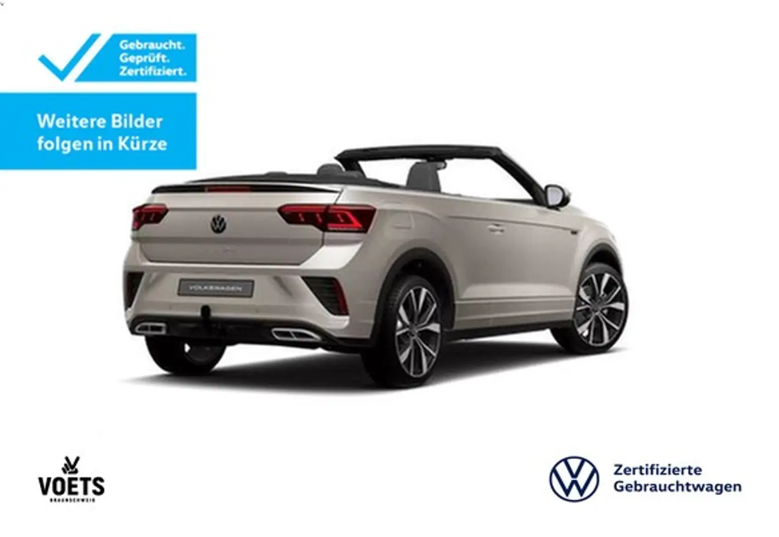 Volkswagen T-Roc Cabriolet R-Line 1.5 TSI DSG MATRIX-LED+RearVie... Silber - 2