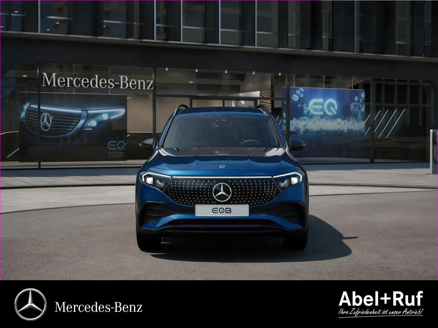 Mercedes-Benz EQB 300 4M AMG+7-Sitzer+LED+NIGHT+Ambiente+360° Blau - 2