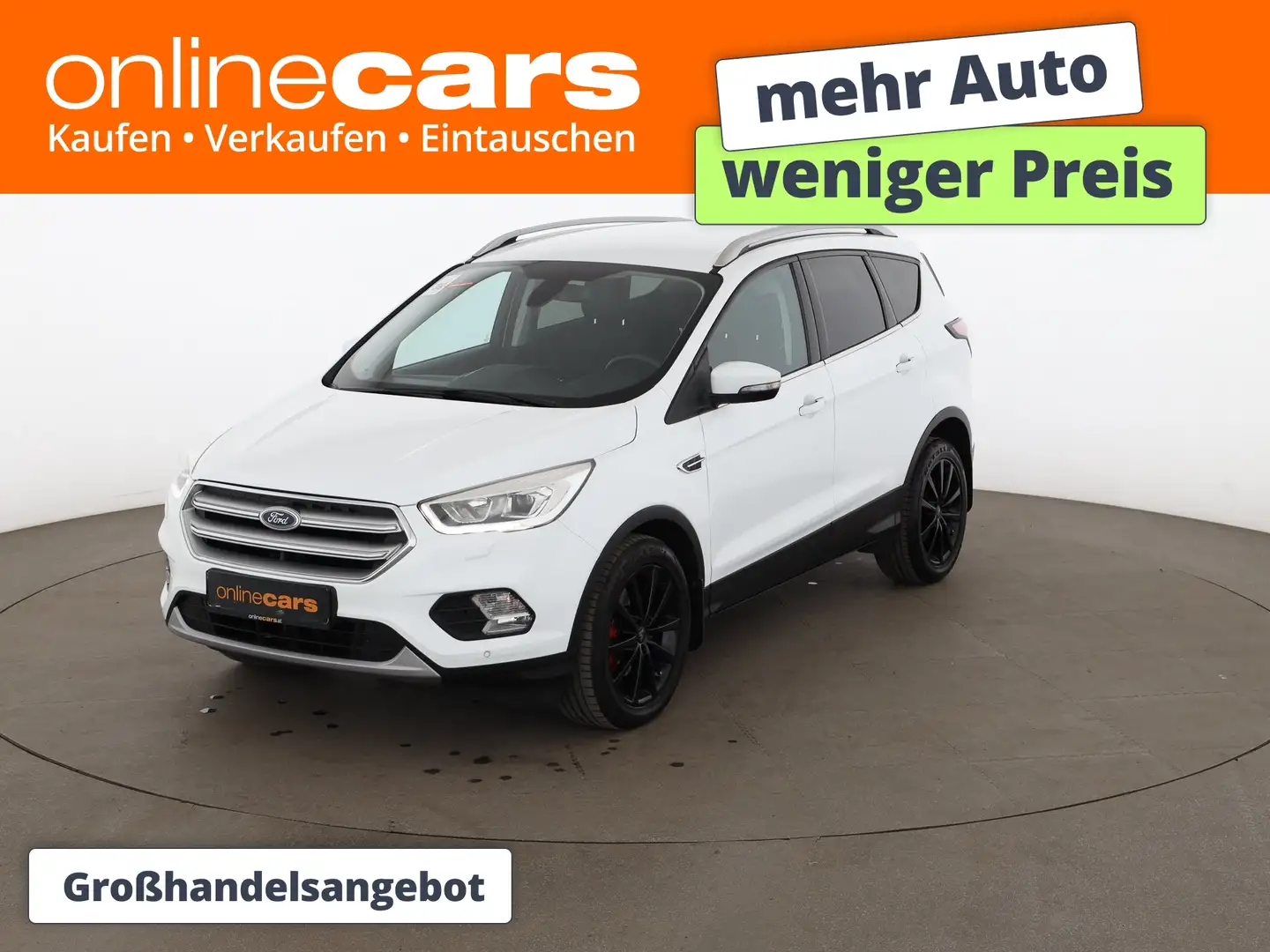 Ford Kuga 1.5 TDCi Titanium Aut LEDER NAVI SITZHZG PDC Weiß - 1