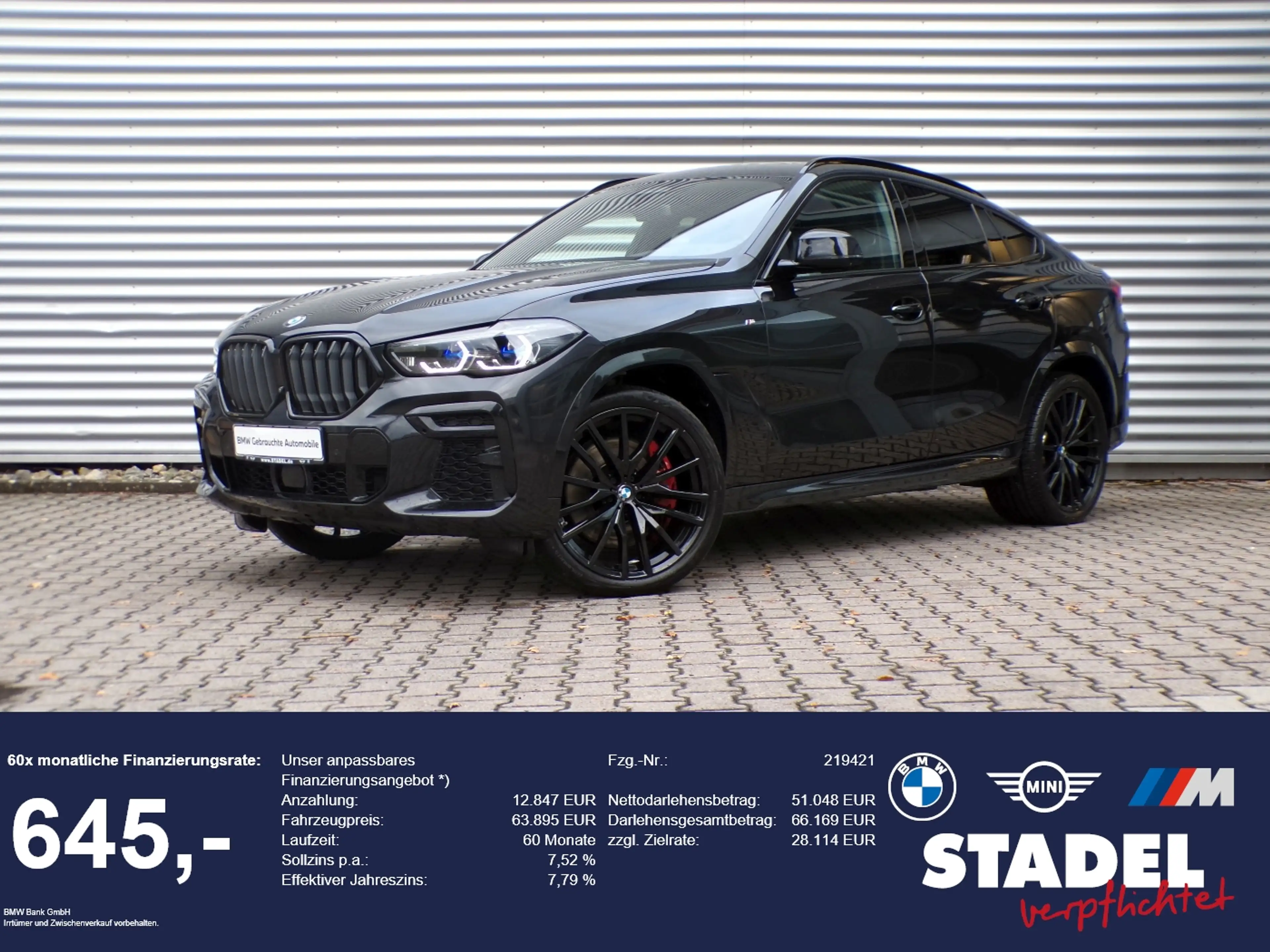 BMW X6 xDrive40d M Sport Laser HuD DAPro 360° Pano