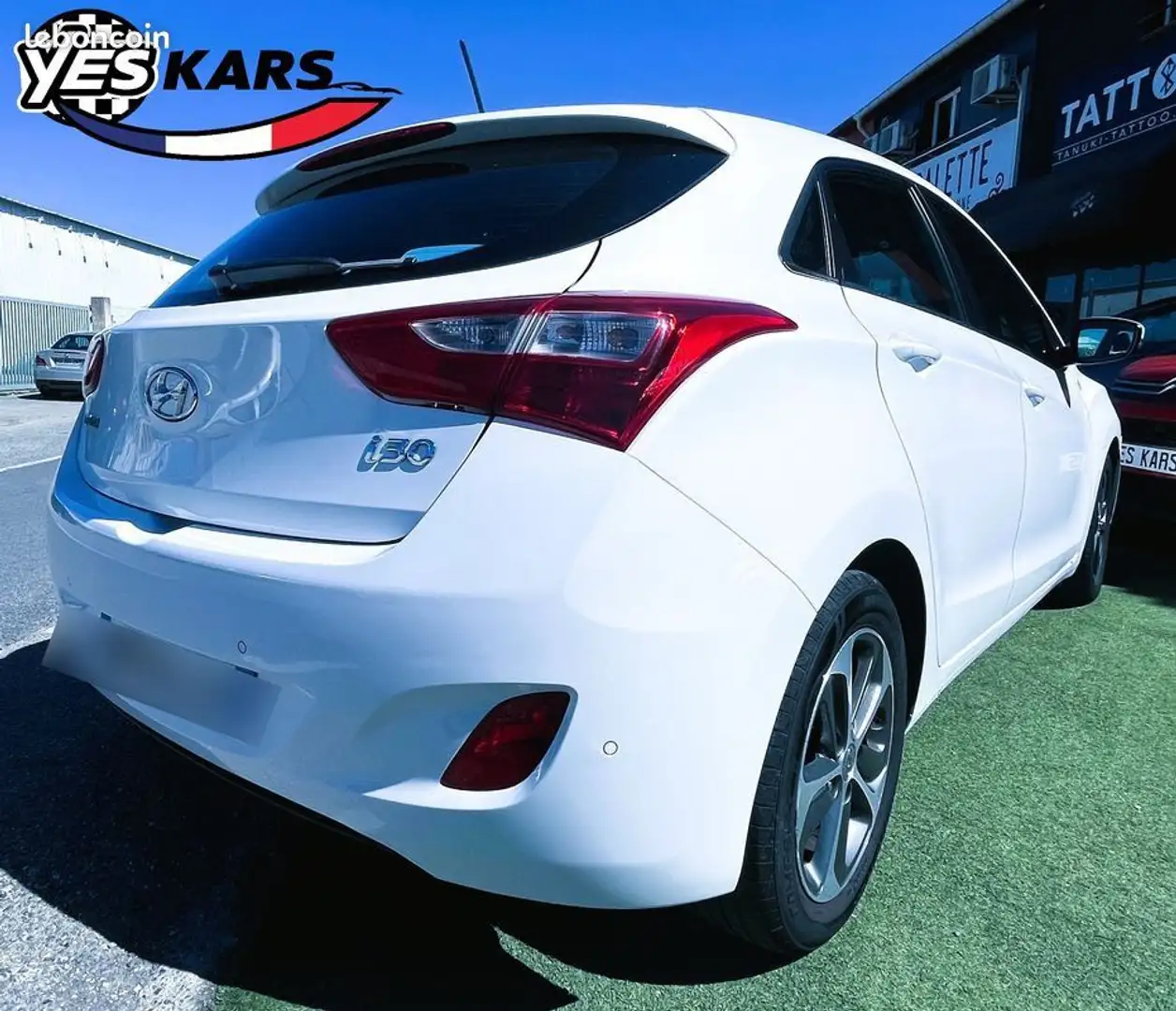 Hyundai i30 II 1.6 CRDi 110ch Blue Drive EA Sports 5p Blanc - 2