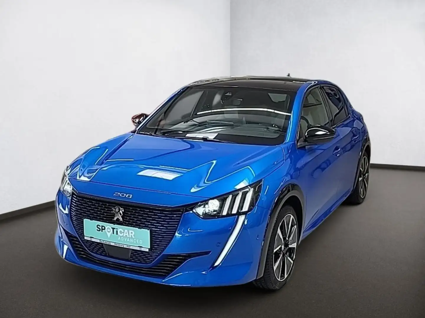 Peugeot e-208 50kWh GT Pack Blau - 1