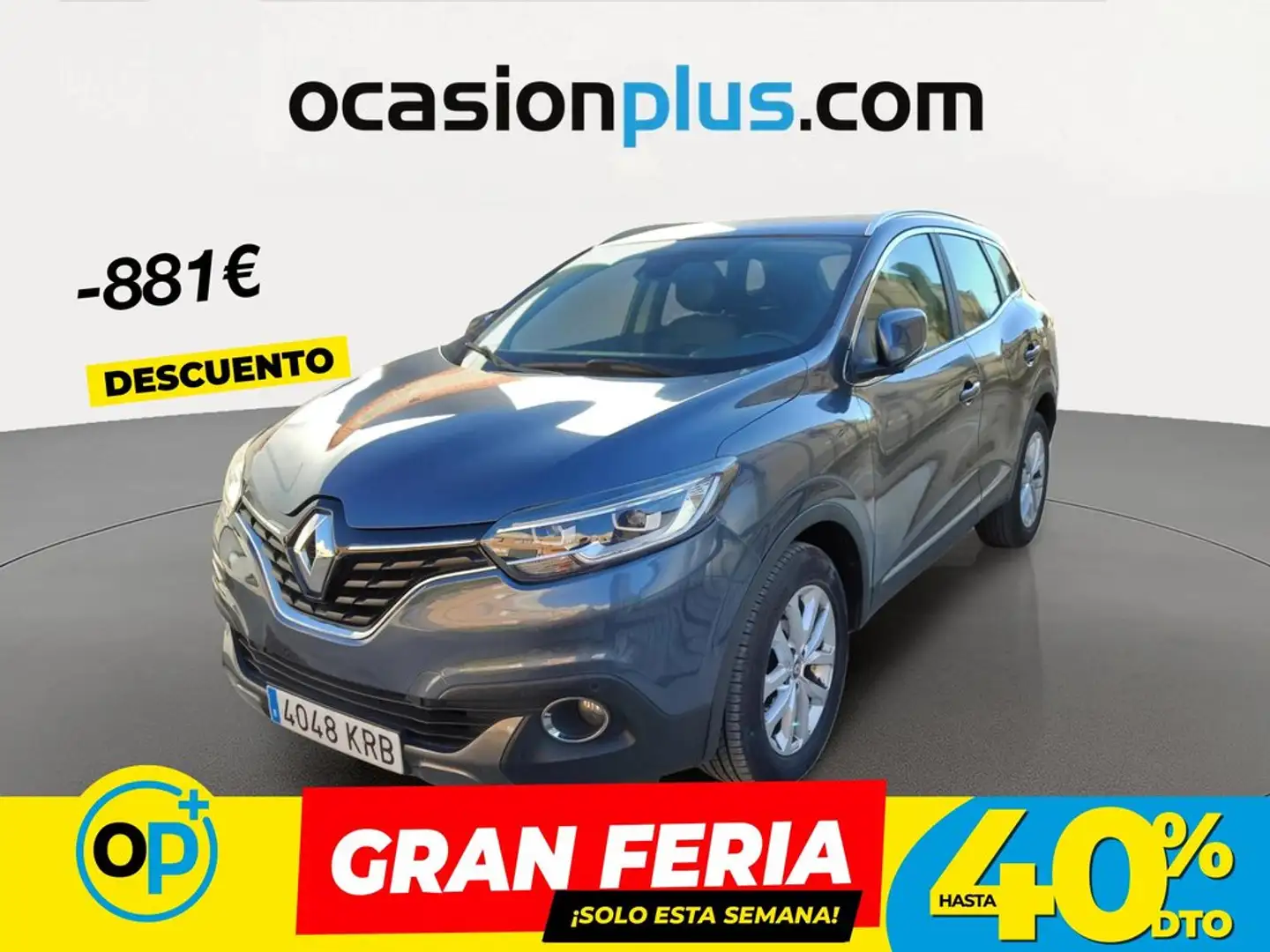 Renault Kadjar 1.3 TCe GPF Zen 103kW Gris - 1
