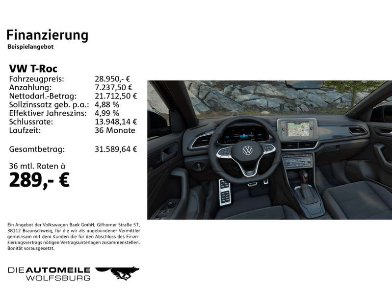 Volkswagen T-Roc 1.5 TSI DSG R-Line LED+/ACC/AHK — photo 2