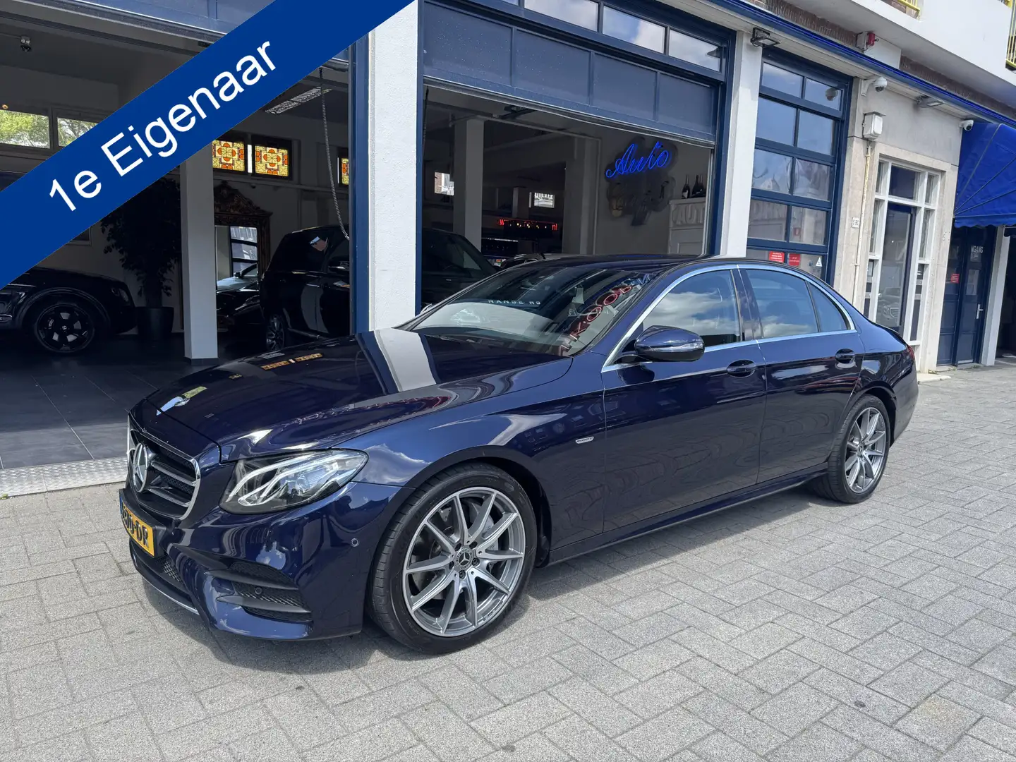 Mercedes-Benz E 200 Bus. Sol. Sport AMG/WIDESCREEN/ NL AUTO/1 EIGN. Blauw - 1