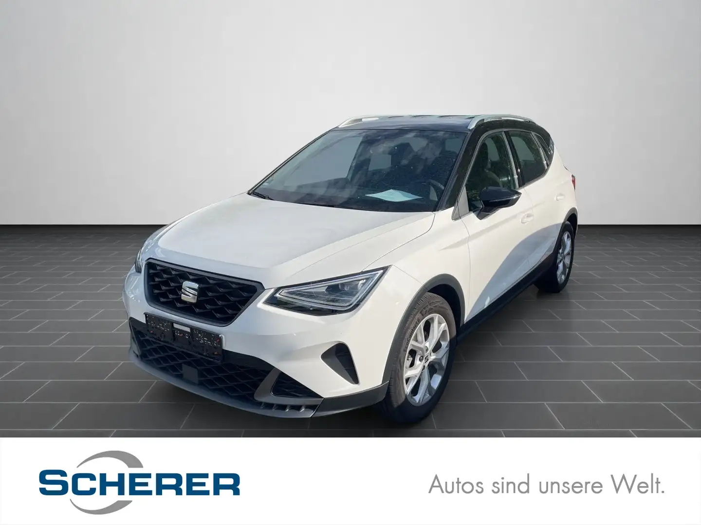 SEAT Arona 1.0 TSI FR DSG/NAVI/PDC/Klima uvm. Weiß - 1
