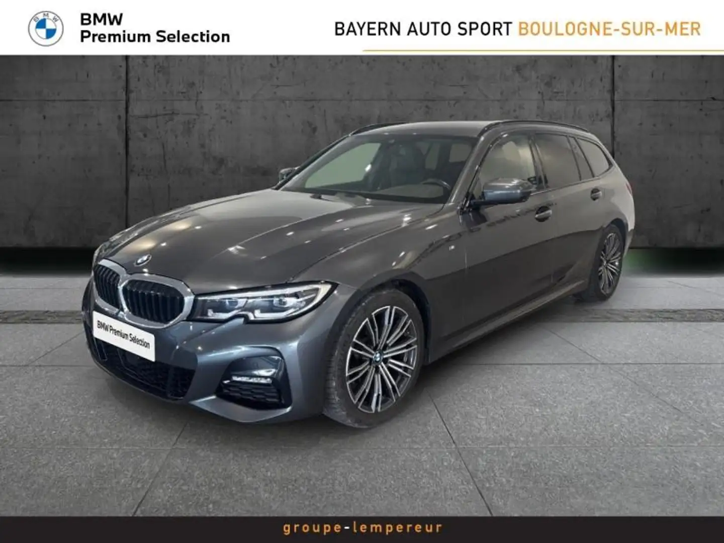 BMW 320 320dA MH 190ch M Sport Grijs - 1