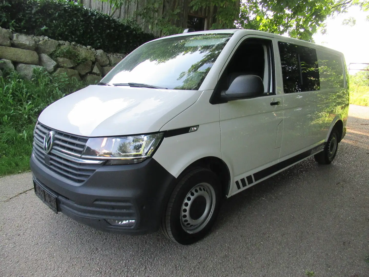 Volkswagen T6.1 Kombi LR 2,0 TDI Heckklappe Top Ausstattung Weiß - 1