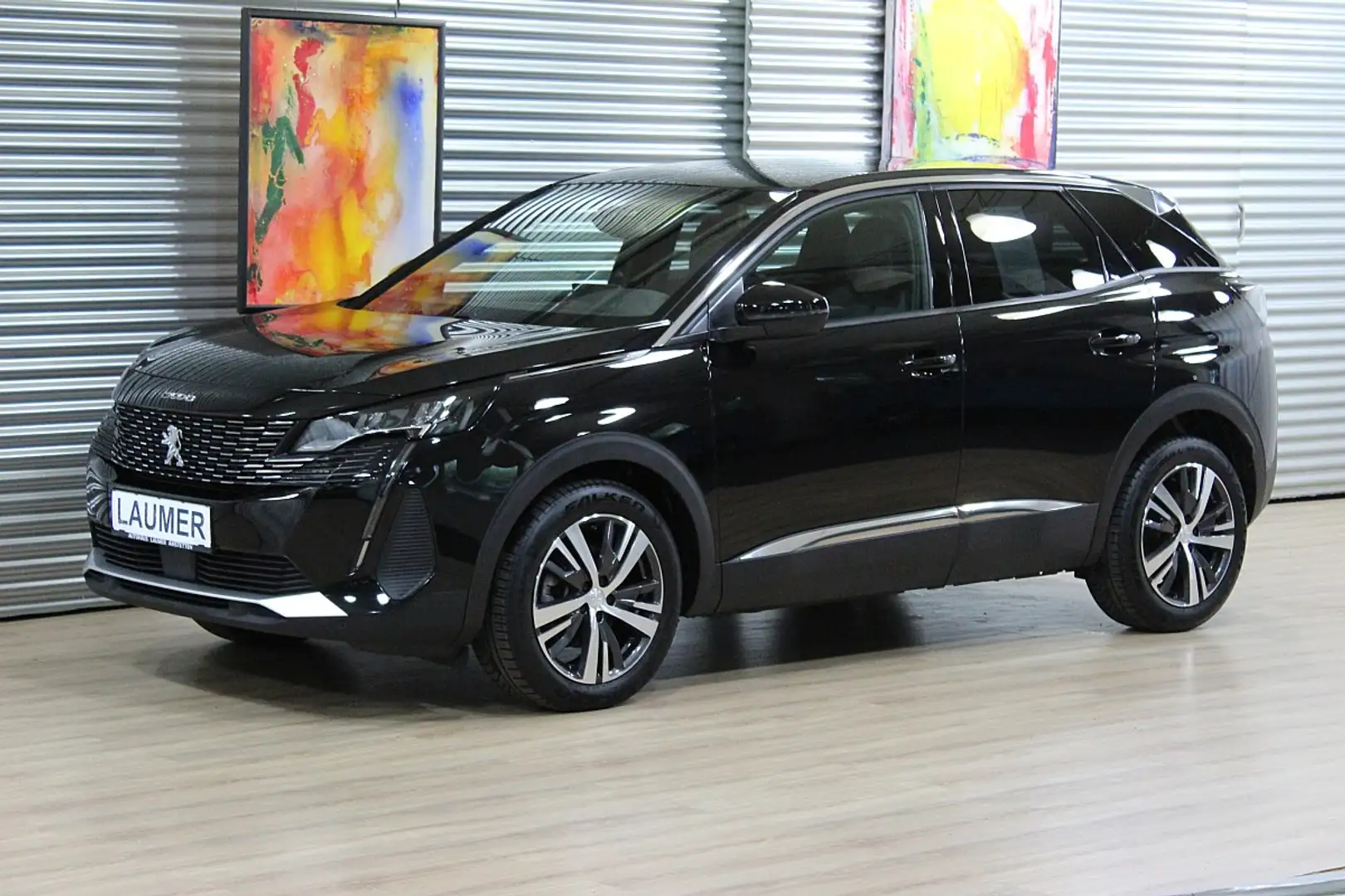 Peugeot 3008 Hybrid 136 E-DCS6 Allure Aut. Schwarz - 1