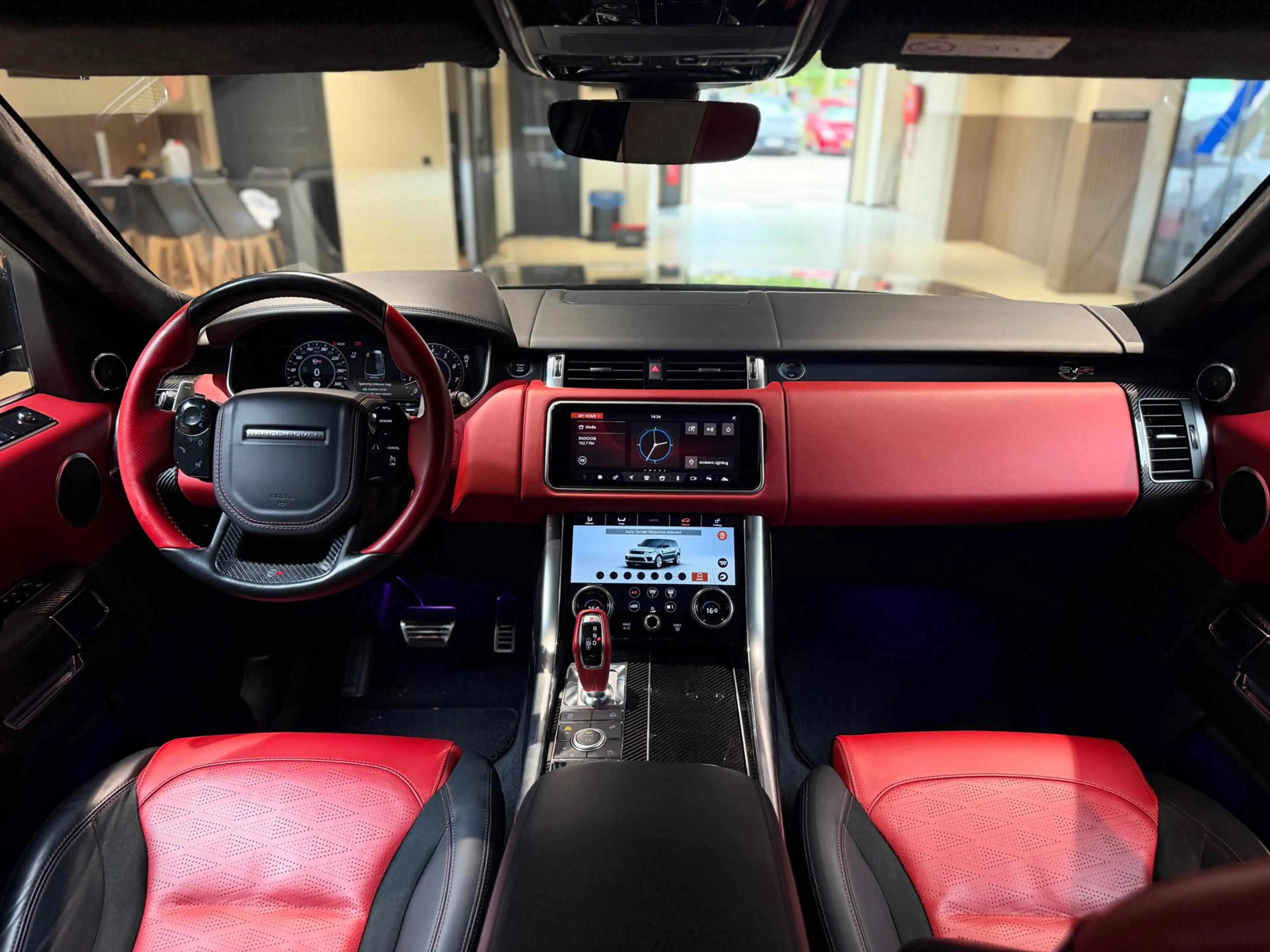 Land Rover Range Rover Sport 5.0 V8 SC SVR|pano|360|Merdian|HUD|Alcantara hemel — photo 3