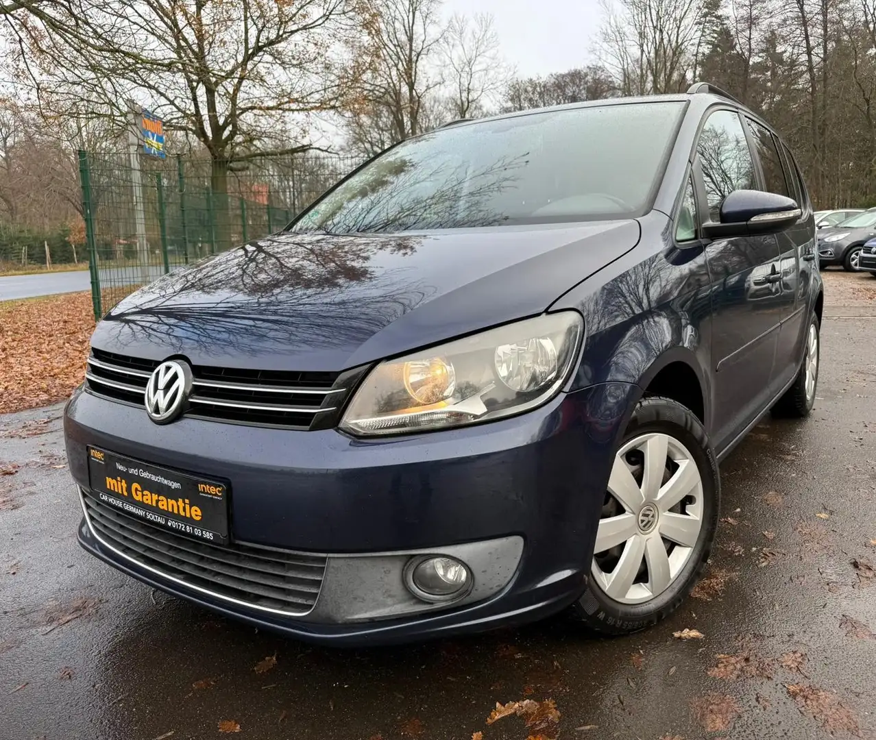 Volkswagen Touran Comfortline+1.Hand+Tüv Au Neu+ Bleu - 1