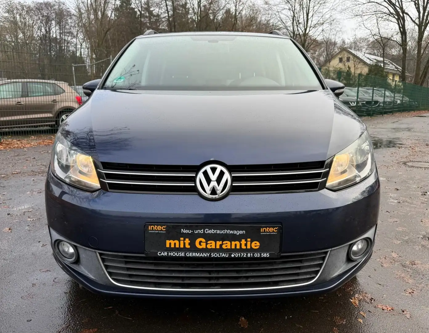 Volkswagen Touran Comfortline+1.Hand+Tüv Au Neu+ Bleu - 2