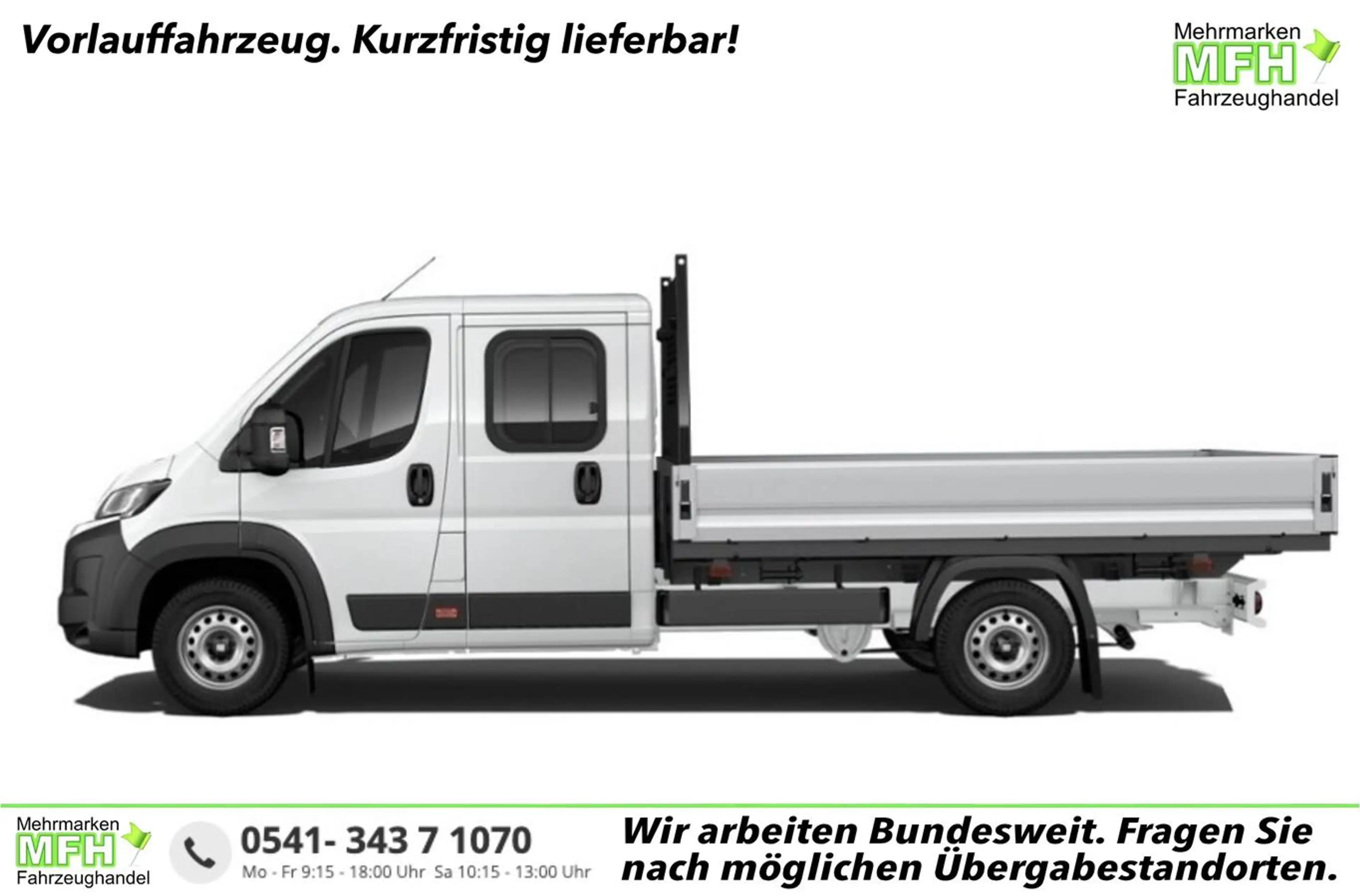 Fiat Ducato Pritsche DoKa 35 AT L4 7S AHK TechP Temp 132 kW...
