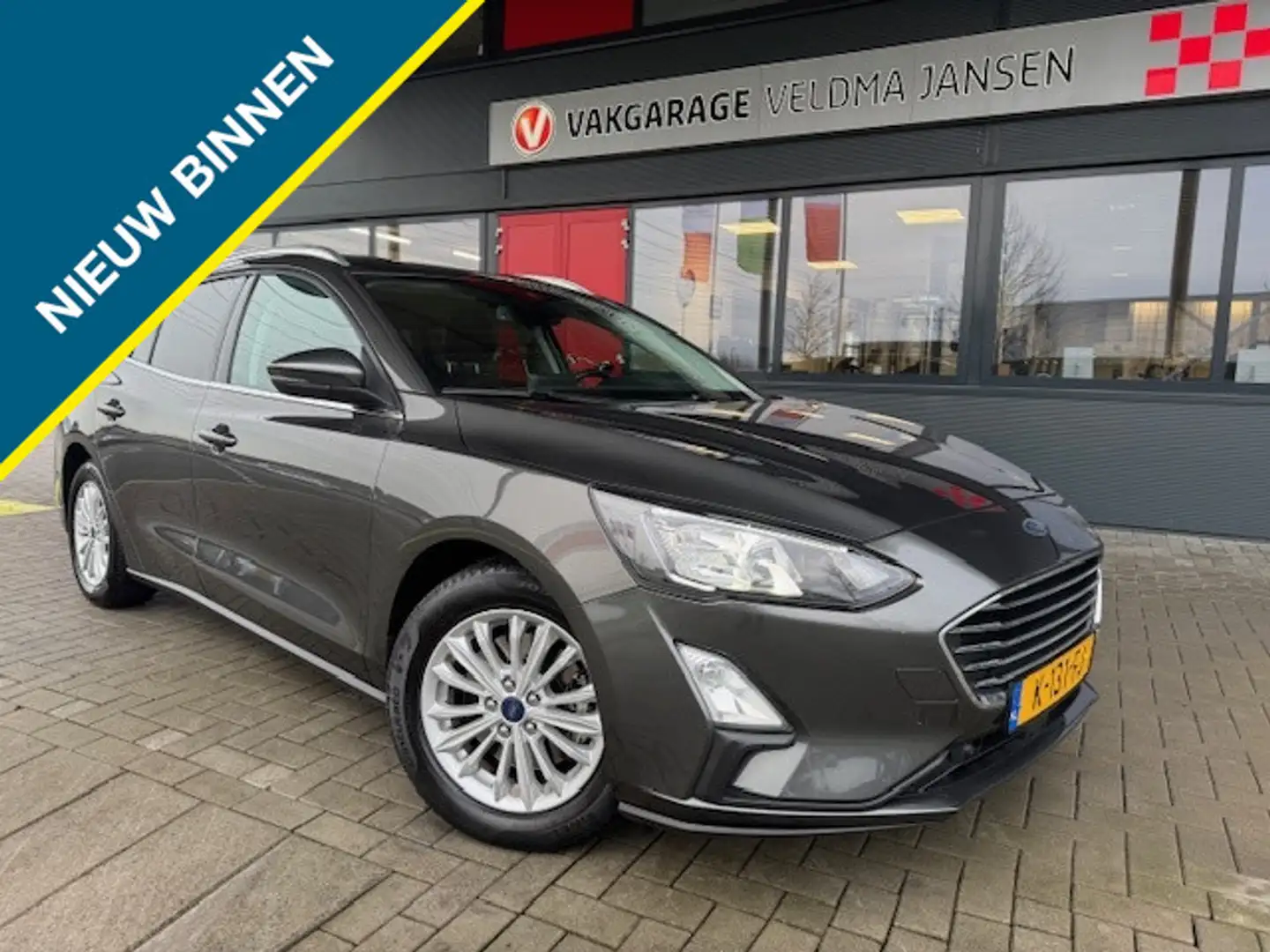 Ford Focus Wagon 1.0 125 PK ECOBOOST HYBRID TITANIUM X BUSINE Gris - 1