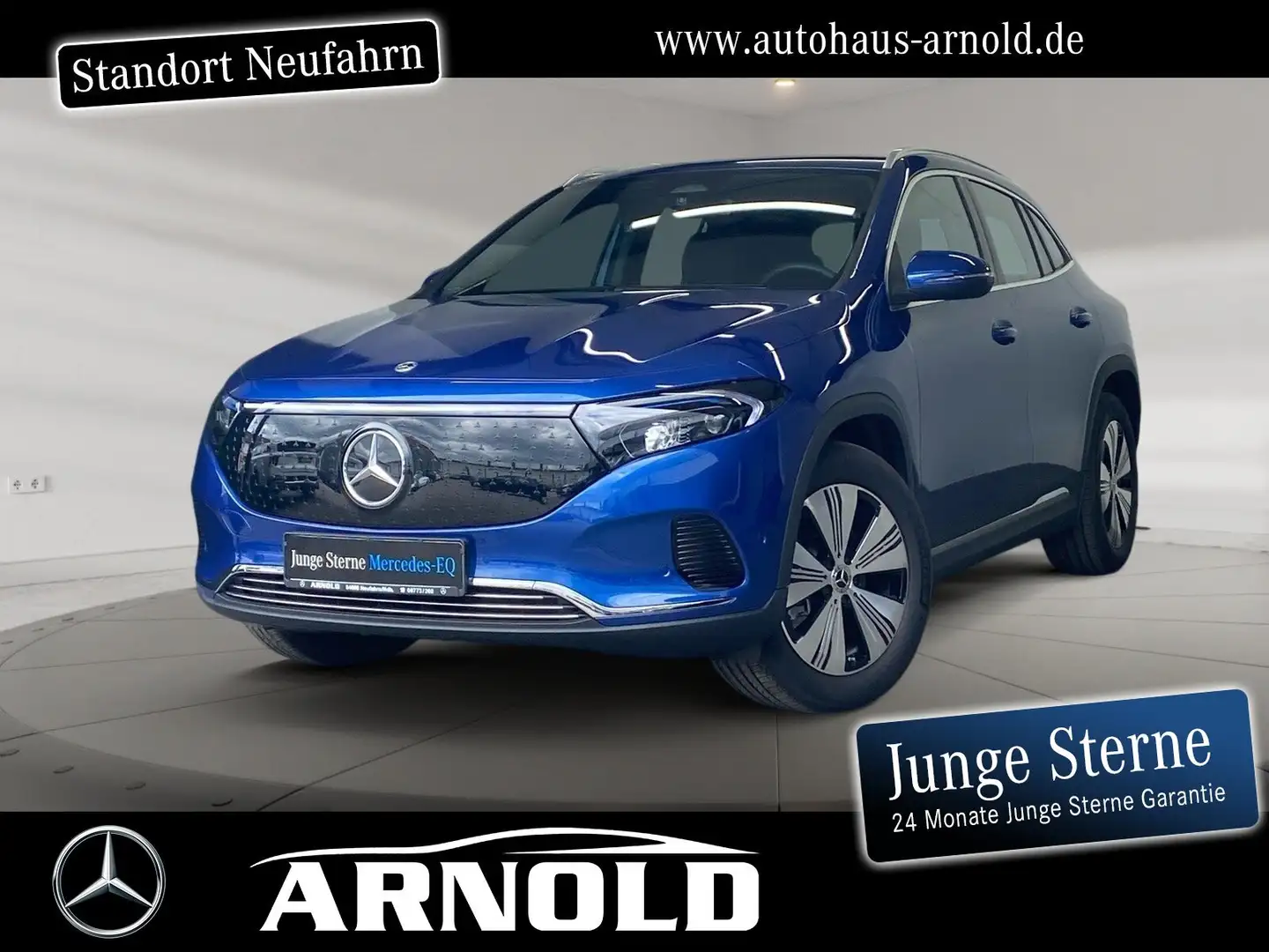 Mercedes-Benz EQA 300 EQA 300 4Matic Progressive Navi LED el-Klappe !! Modrá - 1