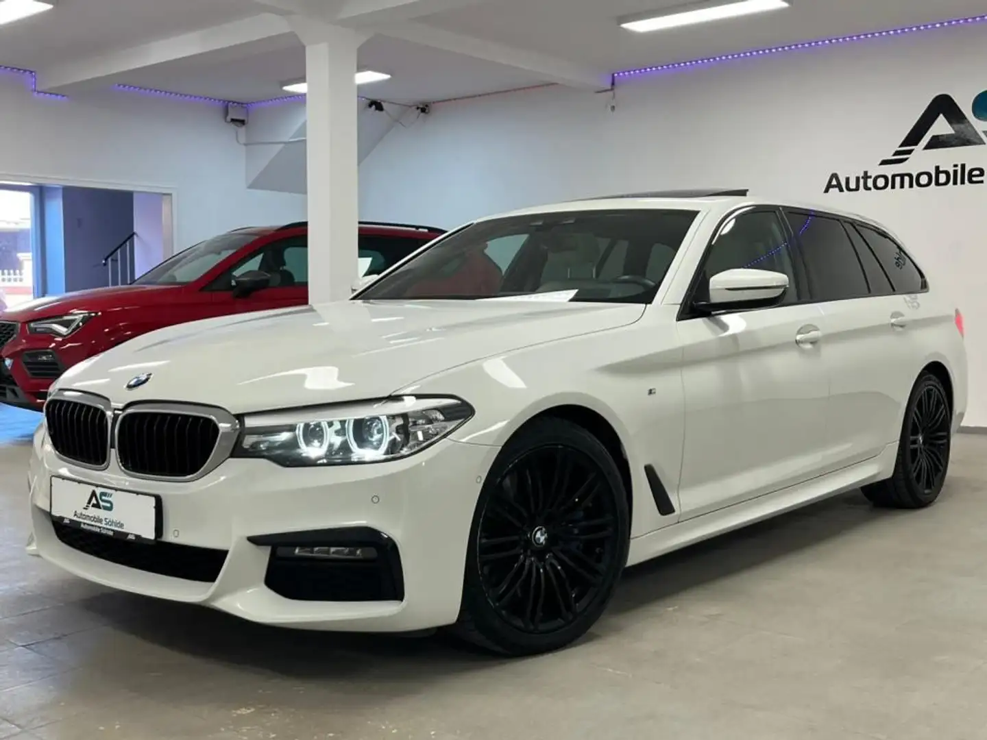 BMW 540 d M-Sport xDrive Navi/Leder/Pano/AHK/HUD Fehér - 2