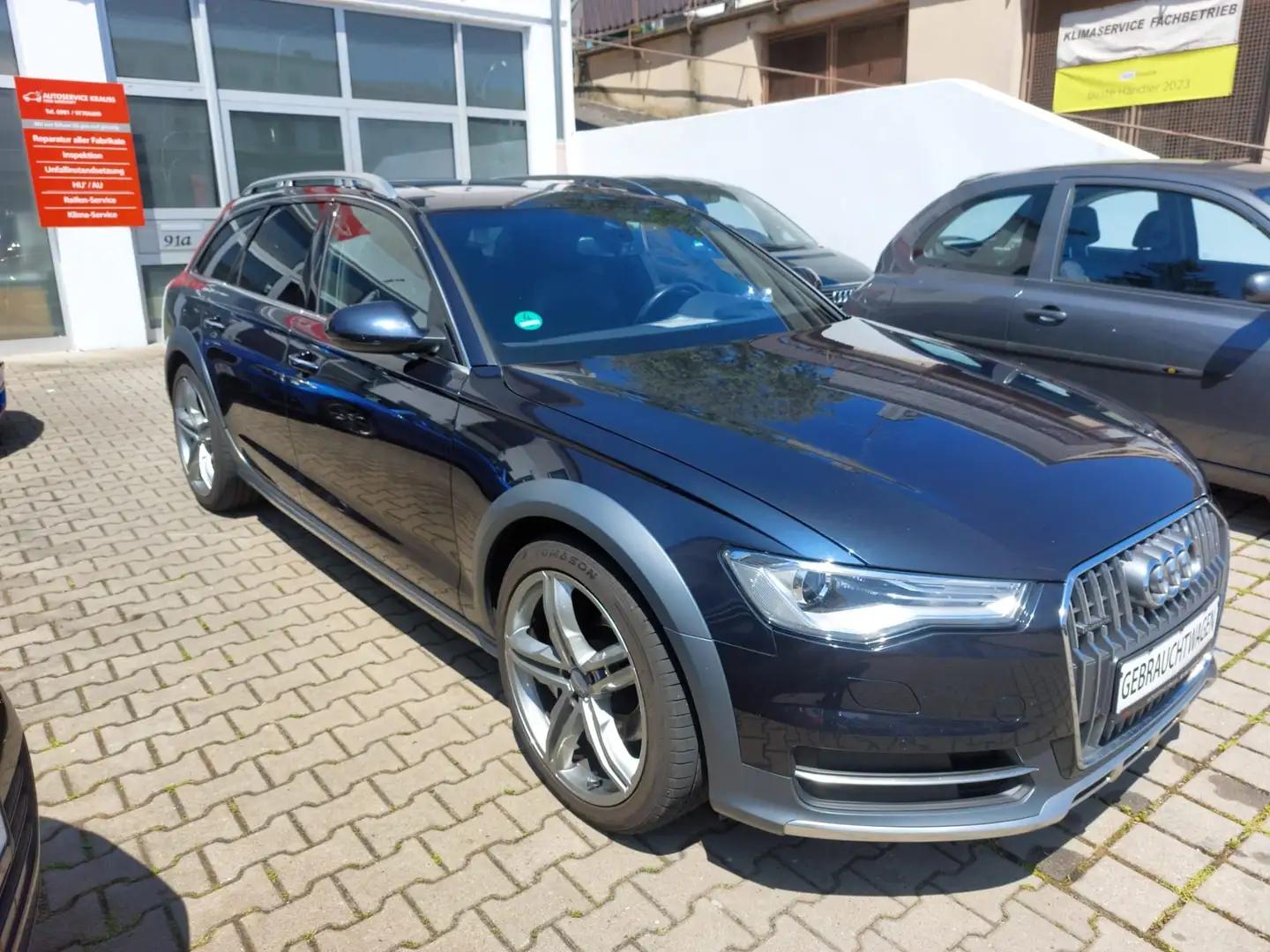 Audi A6 allroad 8 Fach, Checkheft, MwSt ausweisbar, Panorama Blau - 2