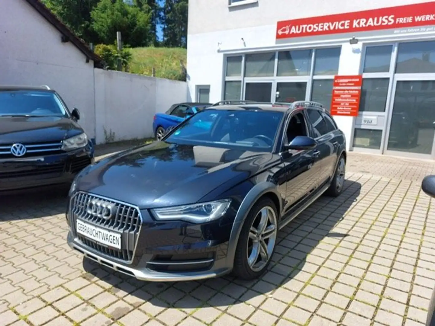 Audi A6 allroad 8 Fach, Checkheft, MwSt ausweisbar, Panorama Blau - 1