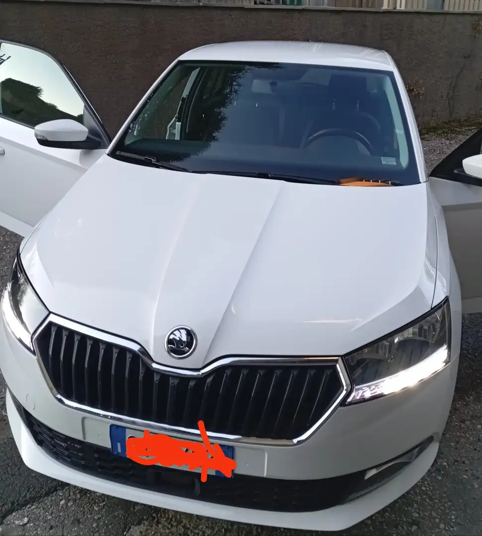 Skoda Fabia Fabia III 2015 Berlina 1.0 tsi Business 95cv my19 Bianco - 1