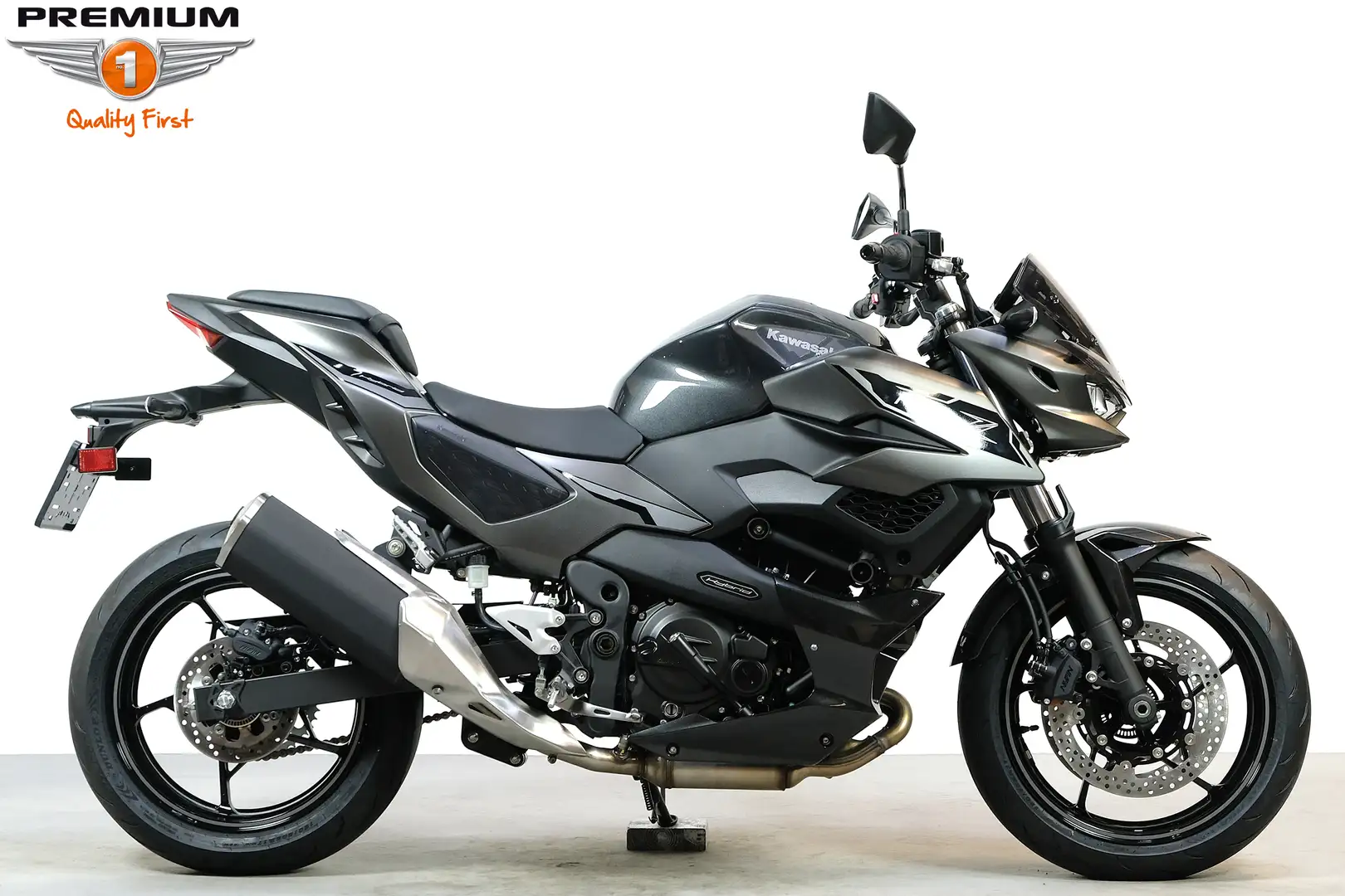Kawasaki Z7 Hybrid siva - 1