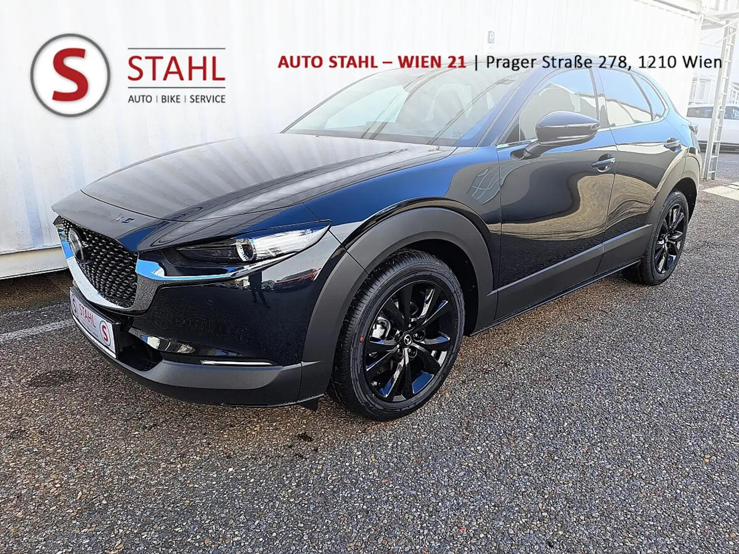 Mazda CX-30 e-Skyactive G140 Homura Aut. AUTO STAHL WIEN 21... Schwarz - 1