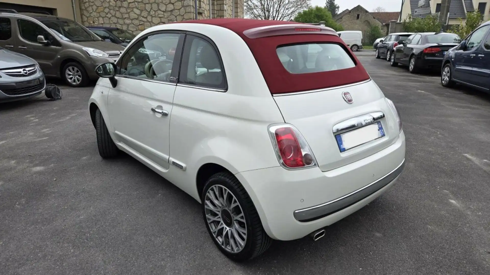 Fiat 500C 1.2 8v 69ch Lounge Blanc - 2