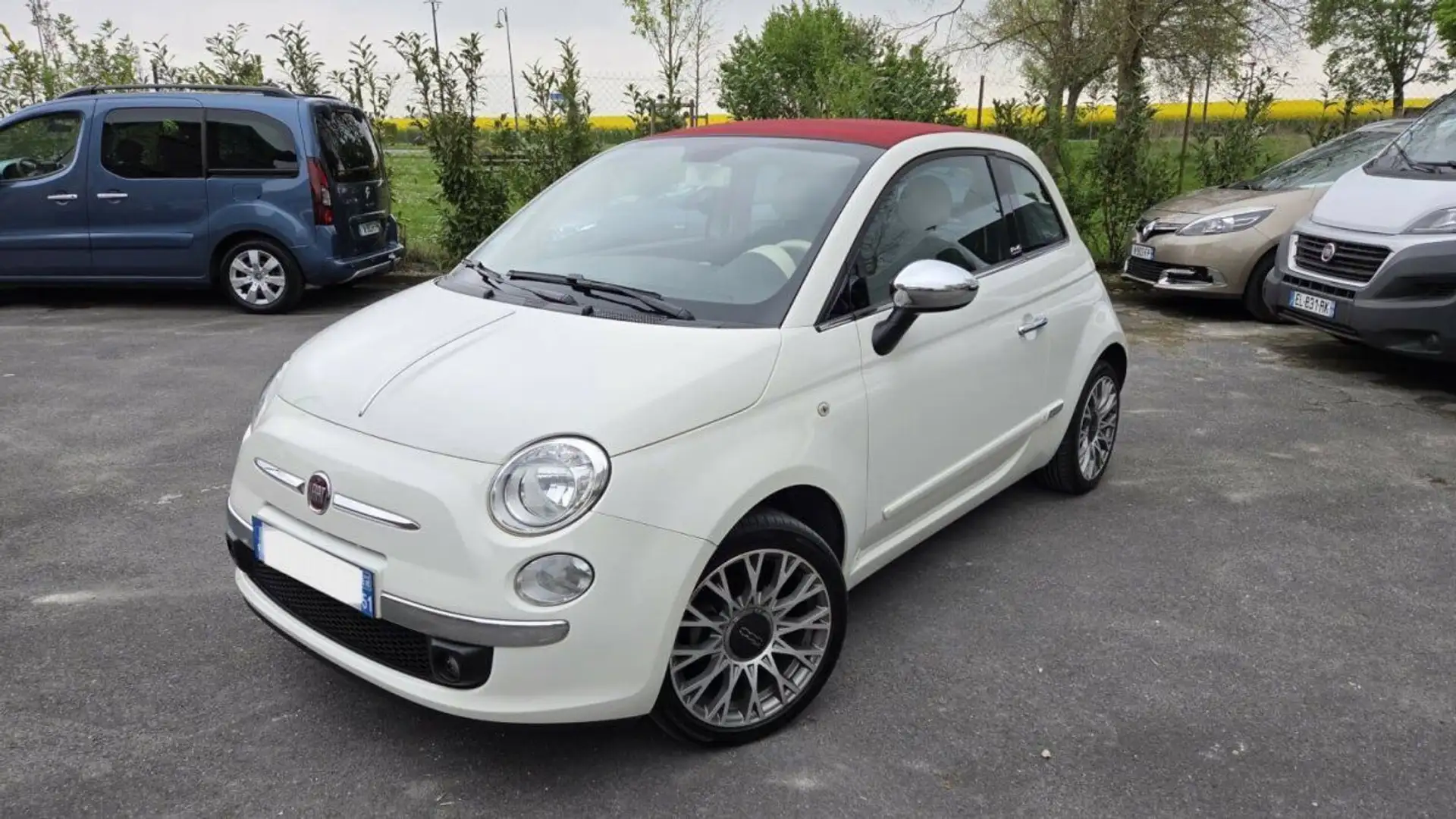 Fiat 500C 1.2 8v 69ch Lounge Blanc - 1