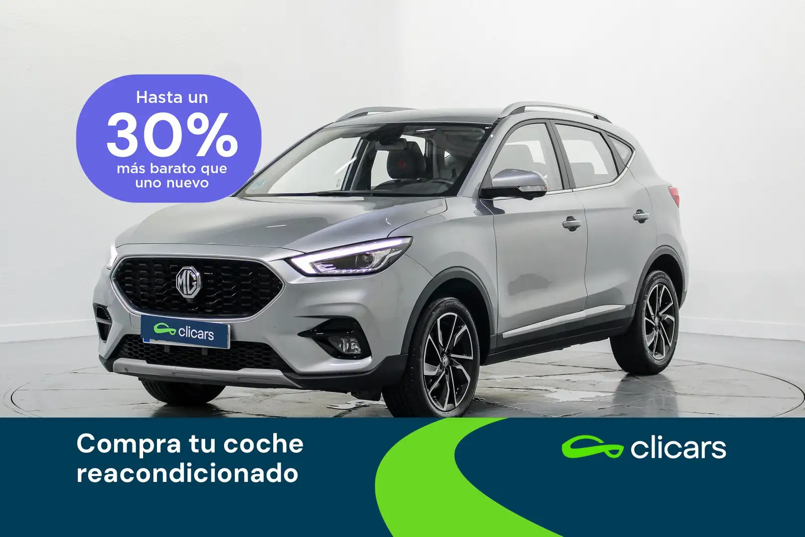 MG ZS 1.0 T-GDI Luxury Aut. 82kW Gris - 1