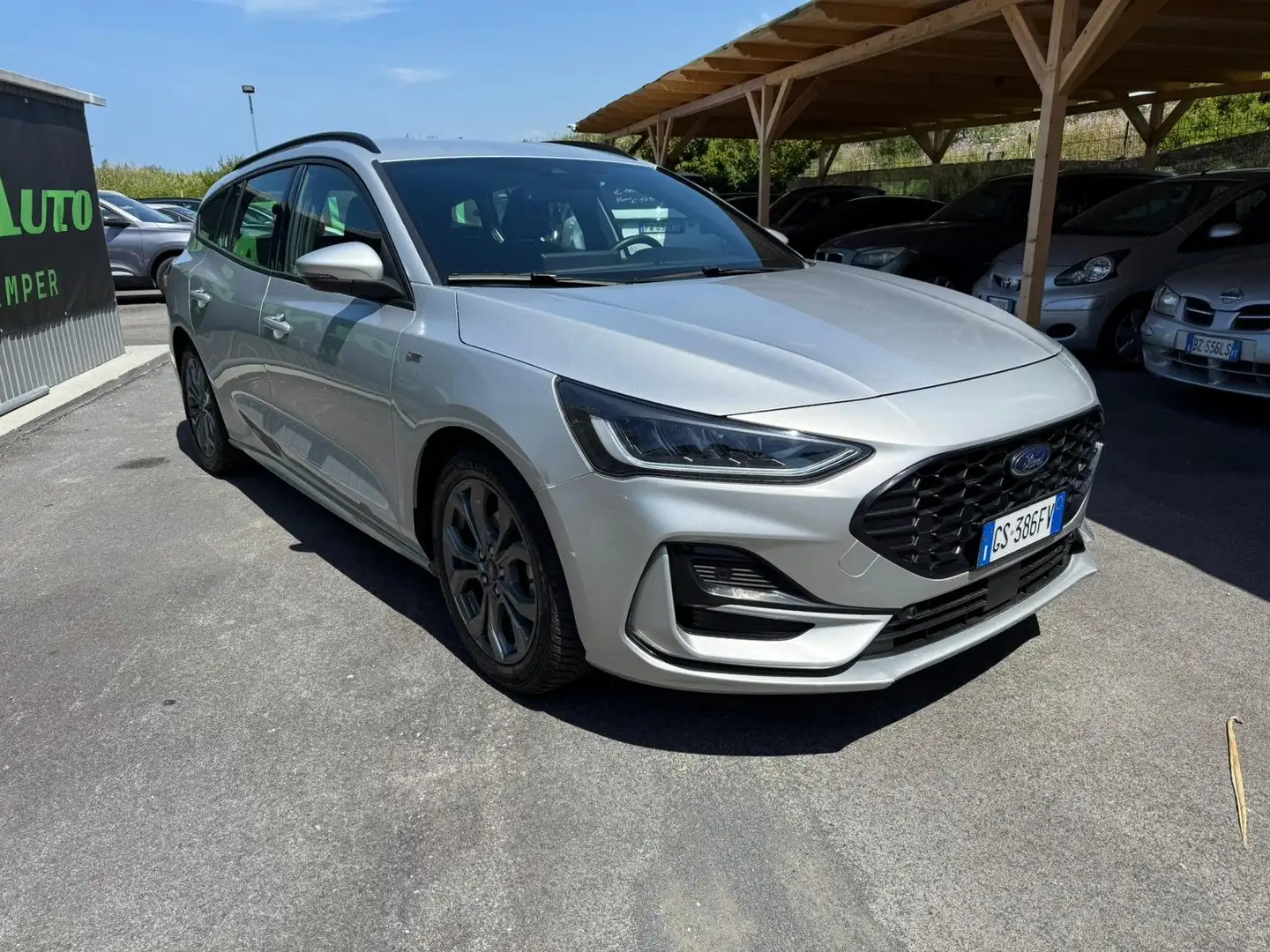 Ford Focus Focus SW 1.0t ecoboost h ST-Line 155cv powershift Zilver - 1