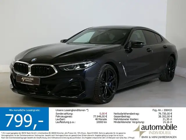 BMW M850 i xDrive Gran Coupé ACC Laser Sitzbelüftung