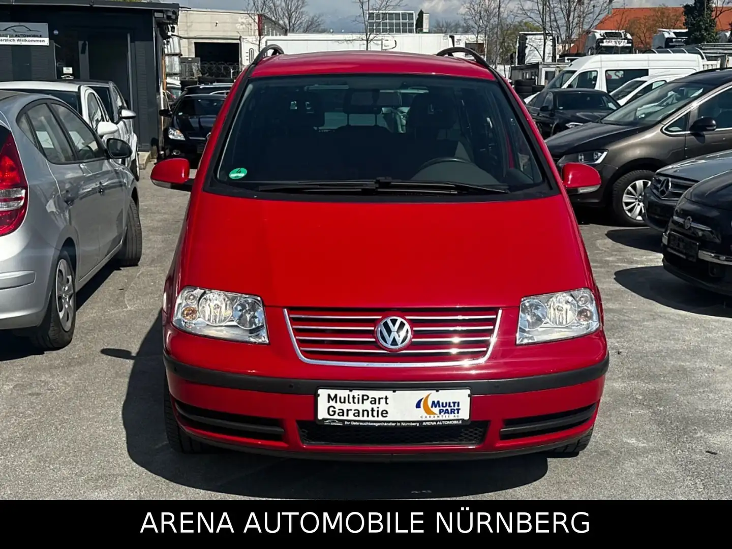 Volkswagen Sharan 1.8 Turbo*Sehr Gepflegt*Pdc*Klimaautom. Piros - 2