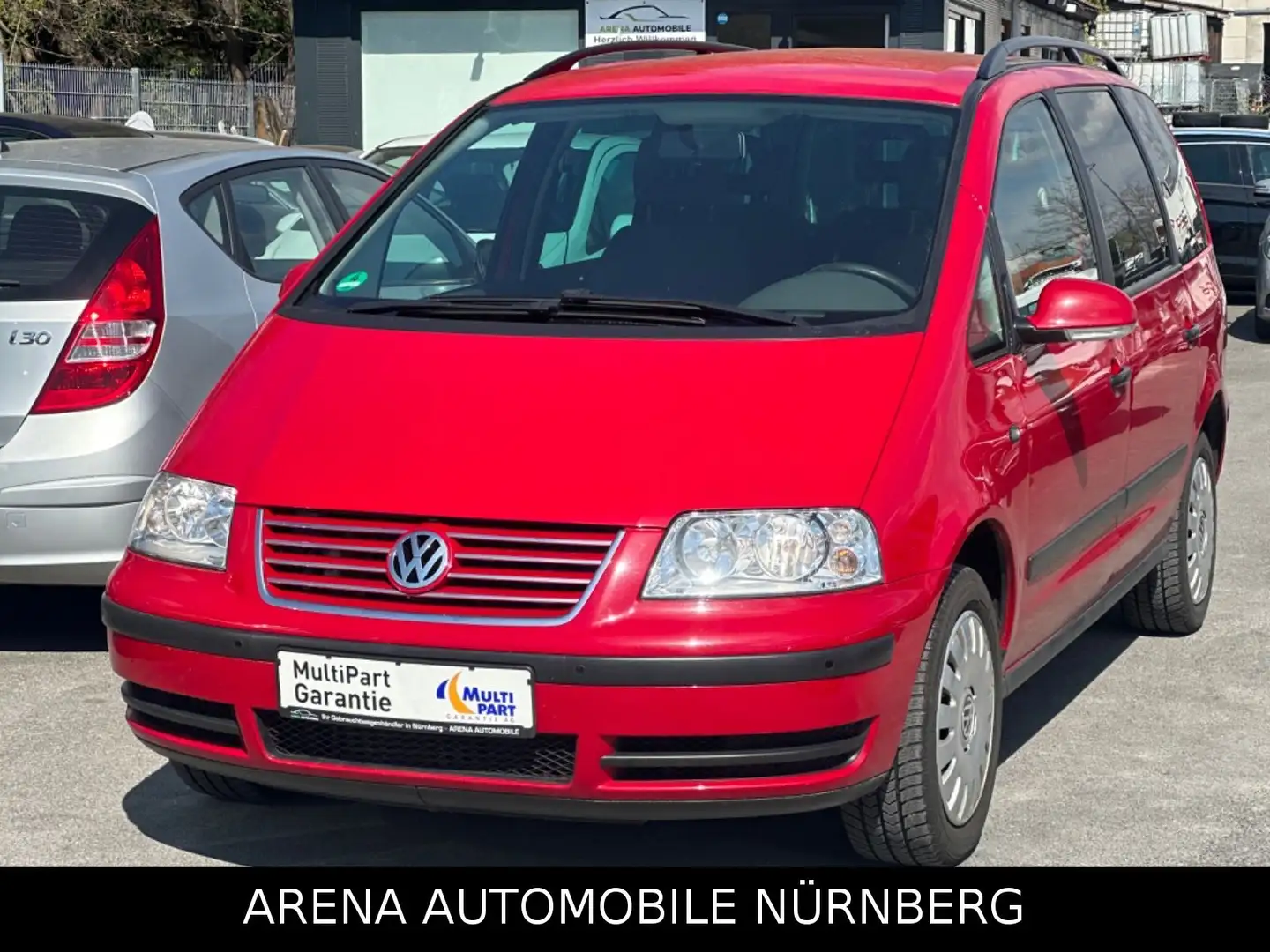 Volkswagen Sharan 1.8 Turbo*Sehr Gepflegt*Pdc*Klimaautom. Piros - 1
