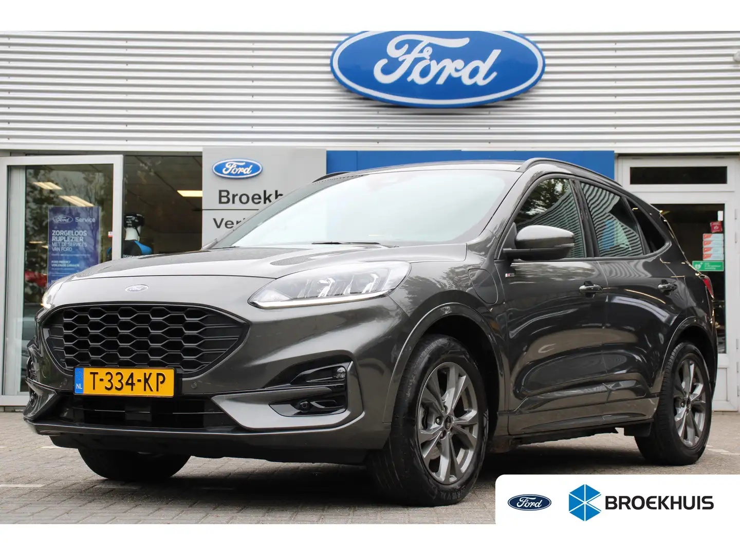 Ford Kuga 2.5 PHEV ST-Line | ORIGINEEL NL! | DEALER OH! | ST Gris - 1