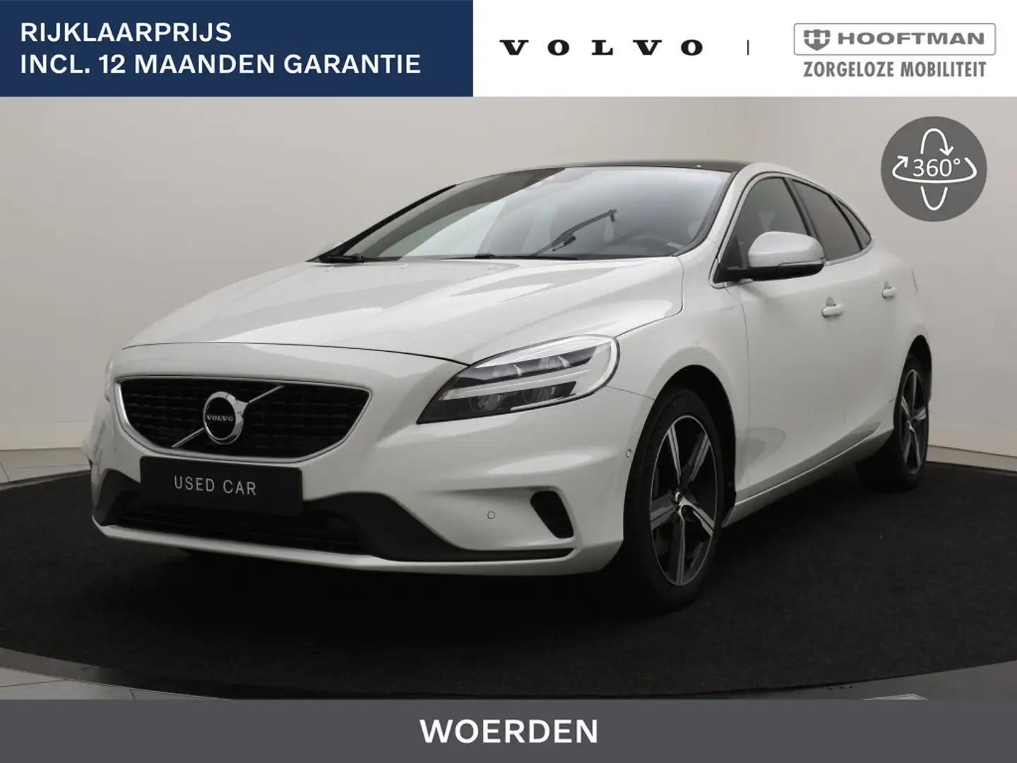 Volvo V40 T3 AUT(6) POLAR+ SPORT PANORAMADAK HARMAN KARDON K Wit - 1