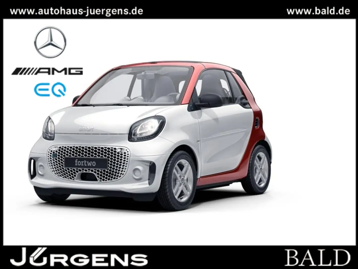 smart forTwo EQ  cabrio Weiß - 1