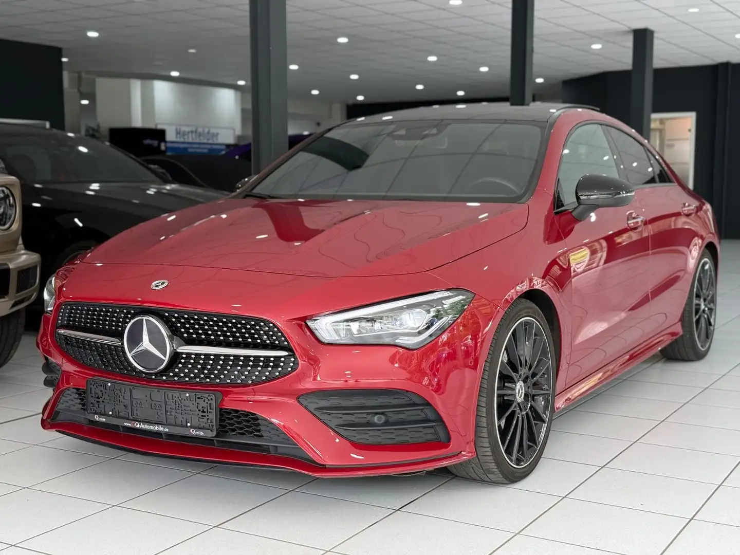 Mercedes-Benz CLA 200 Aut.*AMG-LINE*PANO*MEMORY*MBEAM*KEYLESS* Rouge - 1