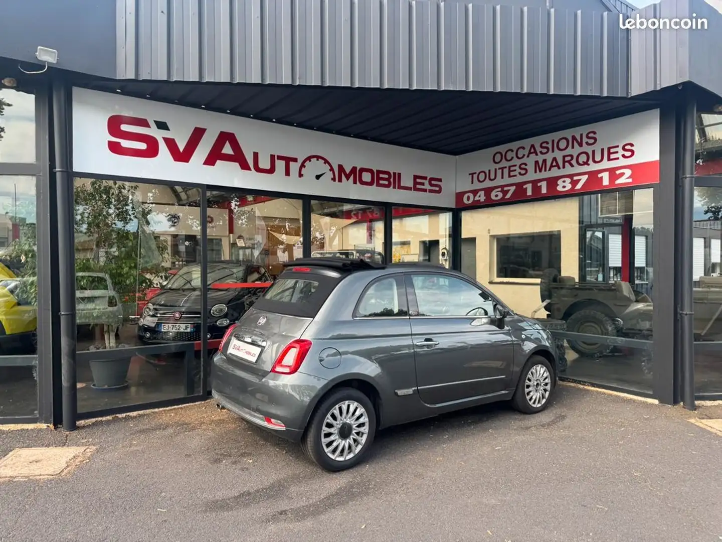Fiat 500C 1.2 8v 69ch Eco Pack Lounge Grau - 2